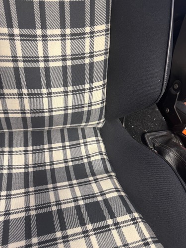 Carla check cloth seat - cloth,