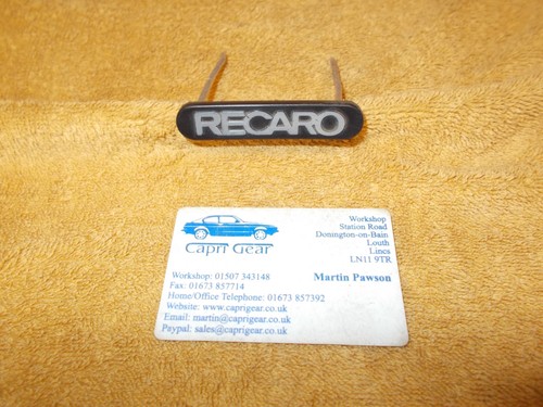 Ford capri recaro - ford, badge