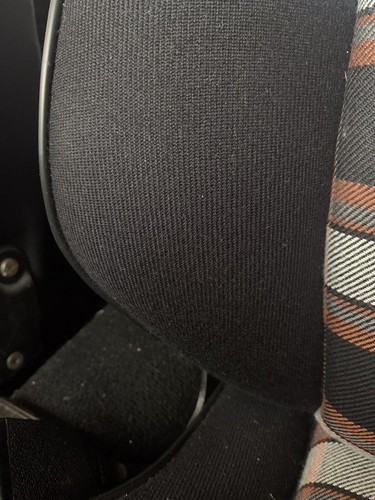 Black bolster seat material - seat,